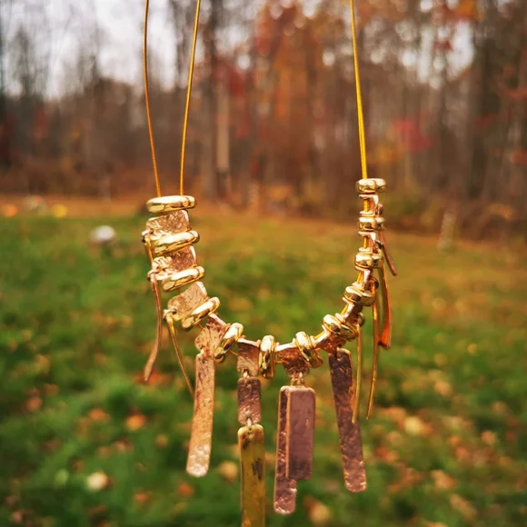 Elegant Gold and Silver Necklace - Picture 8 of 10